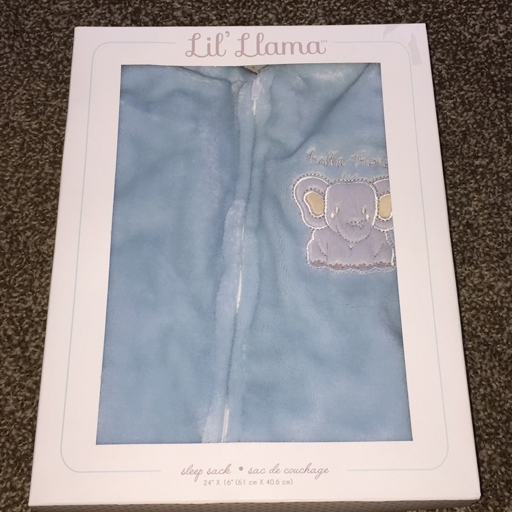 Lil’ Llama sleep sack!